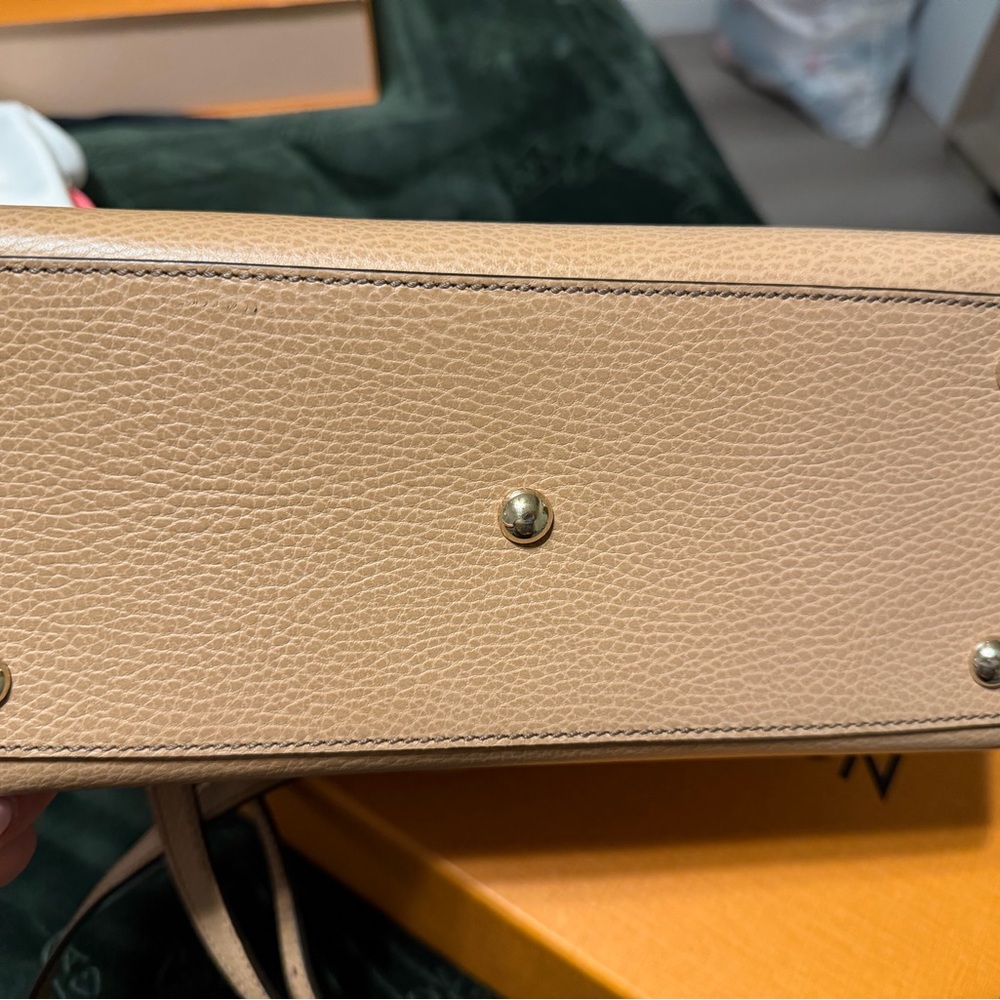 Gucci Beige Leather Satchel - Picture 3 of 6